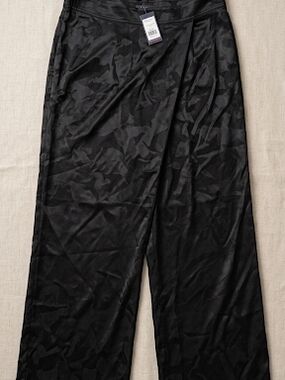 Satin Wide Leg Pants 2xl